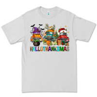 Dove Grey hallothanksmas trucks Premium Tee - FaDigitalArtStudio