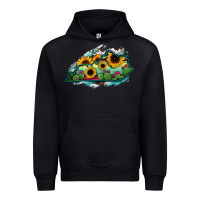 Black Kentucky map sunflower cactus serape Urban Hoodie - RanaPortraitStore