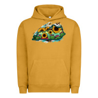 Pigment Peanut Butter Kentucky map sunflower cactus serape Urban Hoodie - RanaPortraitStore
