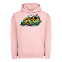Pigment Salmon Kentucky map sunflower cactus serape Urban Hoodie - RanaPortraitStore