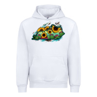 White Kentucky map sunflower cactus serape Urban Hoodie - RanaPortraitStore