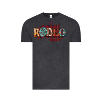 Vintage Black Rodeo Christmas Vintage Tee - CowhideDigitalArt