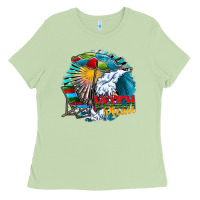 Matcha beach please Ladies Tee - CowhideDigitalArt