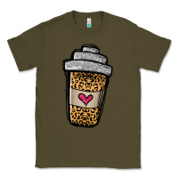 Army Green leopard glitter coffee cup Classic Tee - Jasminsmagicworld