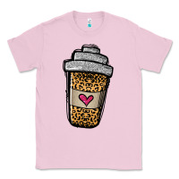 Bubblegum Pink leopard glitter coffee cup Classic Tee - Jasminsmagicworld