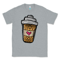 Heather Grey leopard glitter coffee cup Classic Tee - Jasminsmagicworld