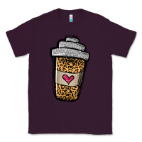 Plum leopard glitter coffee cup Classic Tee - Jasminsmagicworld