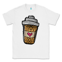 Leopard Glitter Coffee Cup Classic Tee | Teevron