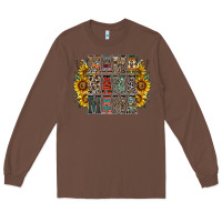 Chestnut mama sunflower western Long Sleeve Tee - RacoonDesign