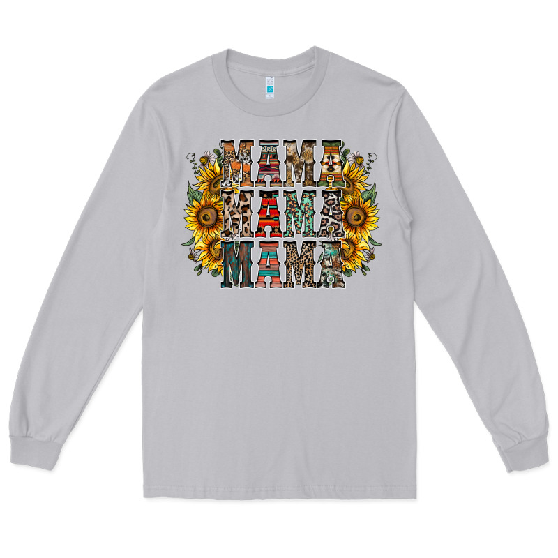 Mama Sunflower Western Long Sleeve Tee by RacoonDesign | Teevron