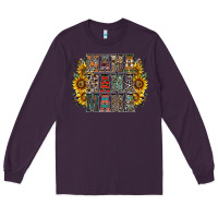 Plum mama sunflower western Long Sleeve Tee - RacoonDesign