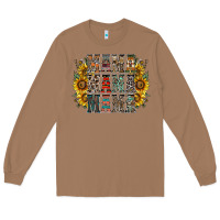 Toasted Coconut mama sunflower western Long Sleeve Tee - RacoonDesign