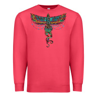 Cardinal aztec serape thunderbird Premium Sweatshirt - RanaPortraitStore