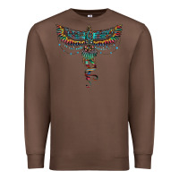 Chestnut aztec serape thunderbird Premium Sweatshirt - RanaPortraitStore
