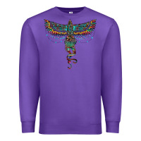 Purple aztec serape thunderbird Premium Sweatshirt - RanaPortraitStore