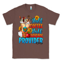 Chestnut Half coffee half daycare provider Classic Tee - FaDigitalArtStudio