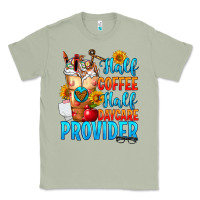Matcha Half coffee half daycare provider Classic Tee - FaDigitalArtStudio