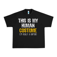 Human Costume Raptor Halloween Velociraptor Lazy Easy T Shirt Urban Heavy Tee | Teevron