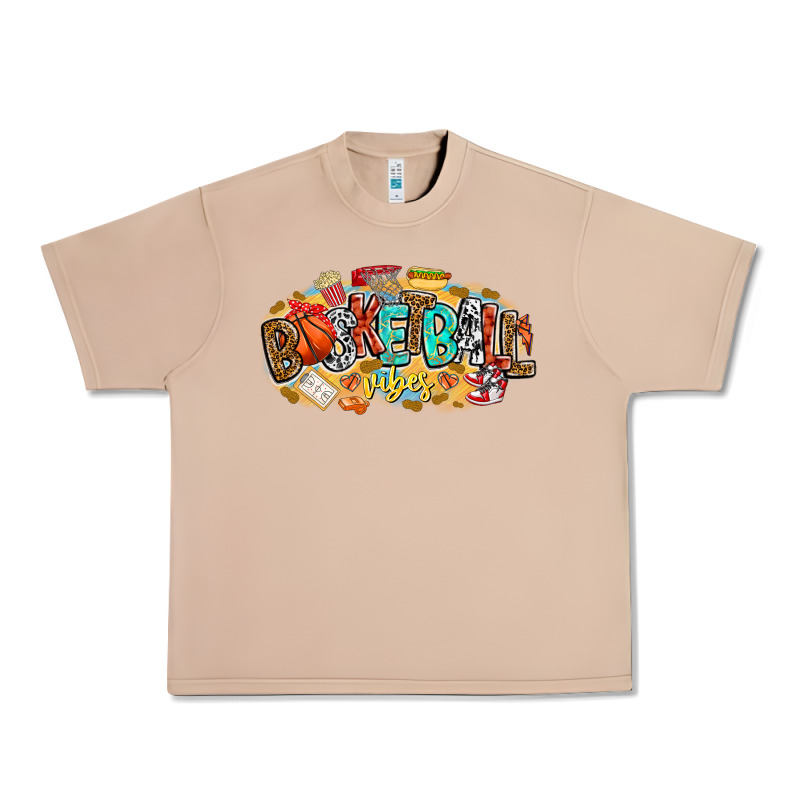 Basketball Vibes Urban Heavy Tee by CowhideDigitalArt | Teevron
