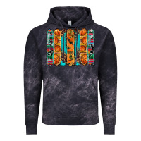 Cloud Black basketball serape cowhide turquoise leopard glitter  brushstrokes Vintage Hoodie - Artiststas