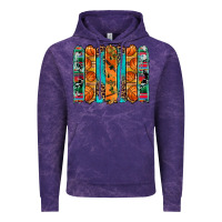 Cloud Purple basketball serape cowhide turquoise leopard glitter  brushstrokes Vintage Hoodie - Artiststas