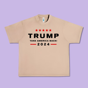 Donald Trump 2024 Take America Back Urban Heavy Tee Designed By Baomotion