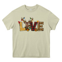 Mossy christmas reindeer love Heavy Core Tee - RanaPortraitStore