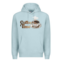 Blue Mist coffee time Premium Hoodie - BarkalooDesign
