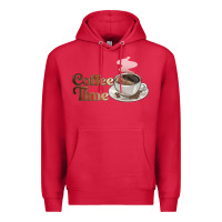 Cardinal coffee time Premium Hoodie - BarkalooDesign