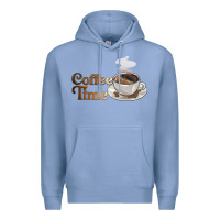 Colony Blue coffee time Premium Hoodie - BarkalooDesign