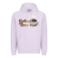 Lilac coffee time Premium Hoodie - BarkalooDesign