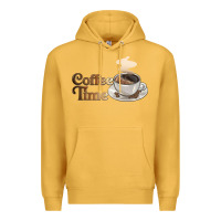 Mustard coffee time Premium Hoodie - BarkalooDesign