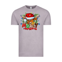 Vintage Zinc Mooey Christmas Vintage Tee - CowhideDigitalArt