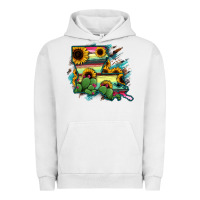 Pigment Lunar Rock Louisiana Map Sunflower Cactus Serape Urban Hoodie - RanaPortraitStore