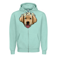 Seafoam Labrador Zipper Hoodie - Jasminsmagicworld
