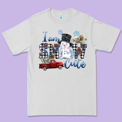 I Am Snow Cute Premium Tee Designed By Fadigitalartstudio