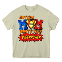 Mossy Autism mom what's your superpower Mother's Day Heavy Core Tee - FaDigitalArtStudio