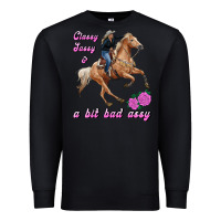 Black classy sassy & a bit bad assy Premium Sweatshirt - RanaPortraitStore