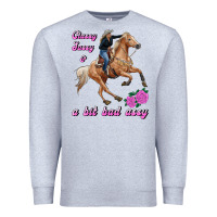 Heather Grey classy sassy & a bit bad assy Premium Sweatshirt - RanaPortraitStore