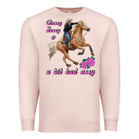 Pale Pink classy sassy & a bit bad assy Premium Sweatshirt - RanaPortraitStore