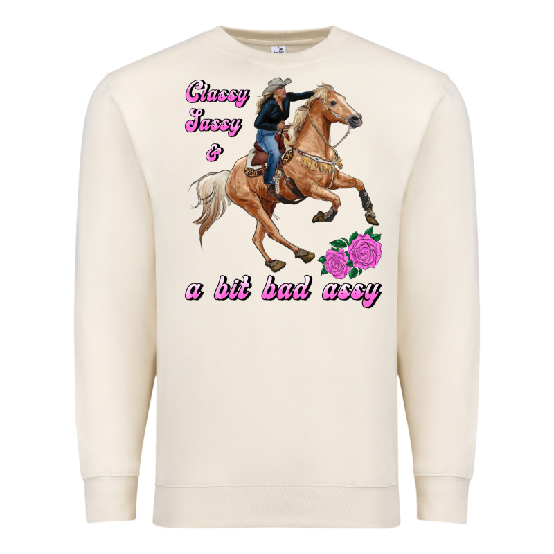 Classy Sassy & A Bit Bad Assy Premium Sweatshirt by RanaPortraitStore | Teevron