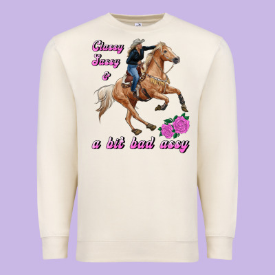 Classy Sassy & A Bit Bad Assy Premium Sweatshirt Designed By Ranaportraitstore