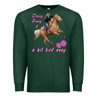 Sports Green classy sassy & a bit bad assy Premium Sweatshirt - RanaPortraitStore