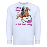 White classy sassy & a bit bad assy Premium Sweatshirt - RanaPortraitStore
