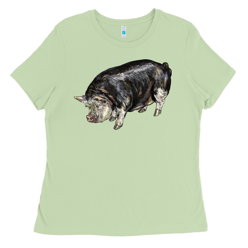 Poland China Pig Ladies Tee by LillyAllenDesigns | Teevron