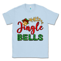 Dusty Blue christmas jingle bells Classic Tee - BarkalooDesign