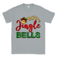 Heather Grey christmas jingle bells Classic Tee - BarkalooDesign