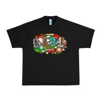Black baseball vibes Urban Heavy Tee - CowhideDigitalArt