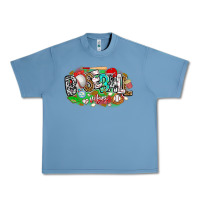 Pebble Blue baseball vibes Urban Heavy Tee - CowhideDigitalArt