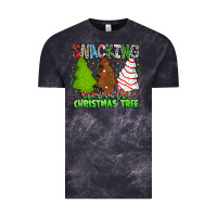 Cloud Black Snacking Around The Christmas Tree Vintage Tee - CowhideDigitalArt